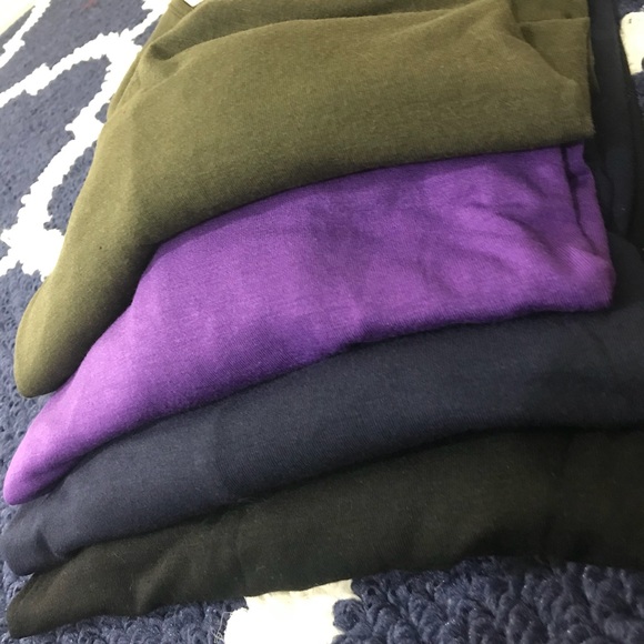 LAST XL • Purple Choker Neck Top With Pockets - Picture 4 of 7